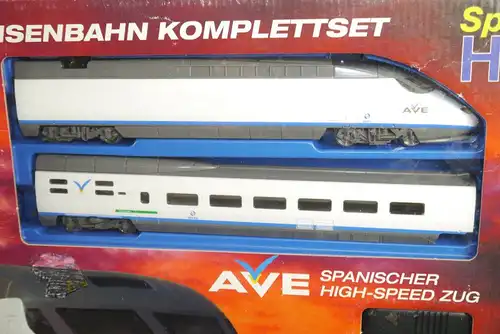 AVE Spanischer High-Speed Mehano Train Komplettset H0 Triebwagen Neu (F18) Z:1