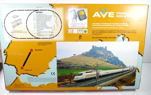 AVE Spanischer High-Speed Mehano Train Komplettset H0 Triebwagen Neu (F5) Z:2