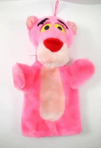 PINK PANTHER rosarote / 1991 Paulchen als Handpuppe Stofftier plush 24K (K87)#09