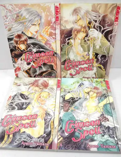 CRIMSON SPELL Band 1 - 4 Manga Ayano Yamane TOKYOPOP Yaoi Shonen-ai (MF13)