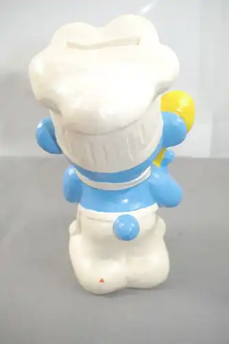 SCHLÜMPFE Smurfs Schlumpf Koch Spardose Sparschwein BUST BANK Zeho ´83 (K2)*