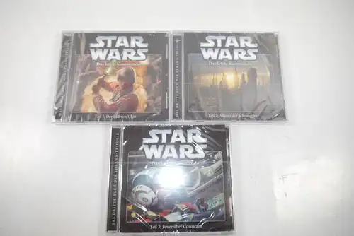 STAR WARS Das letzte Kommando - Teil 1 2 3   CD Hörspiel IMAGA Audio Neu (K30)