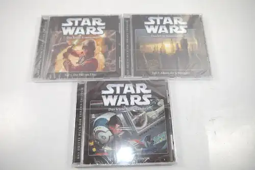STAR WARS Das letzte Kommando - Teil 1 2 3   CD Hörspiel IMAGA Audio Neu (K30)