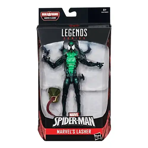 MARVEL LEGENDS Spider-Man : Lasher Actionfigur + LIZARD Hasbro Neu (L) *