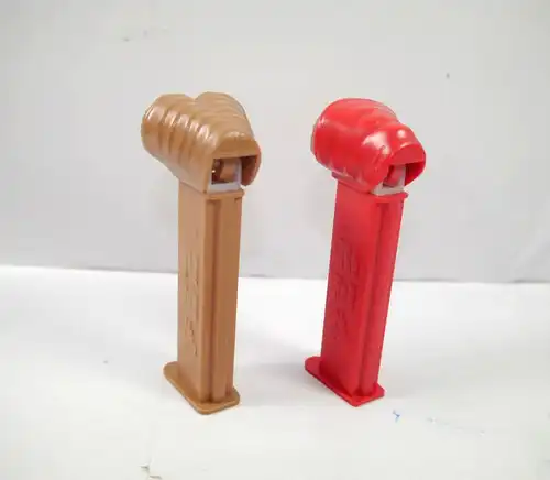 PEZ Spender E.T. Der Außerirdische ( rot red / braun brown ) ca.9,5cm (K60) # 07