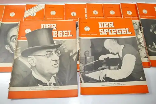 Der Spiege 21 vers. Hefte von 1949 Zeitschrift Das deutsche Magazin    F29 D