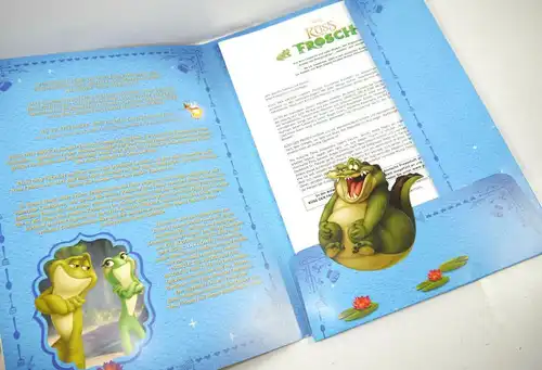 Disney KÜSS DEN FROSCH Princess & the Frog Presseinformation / Pressemappe (WR8)