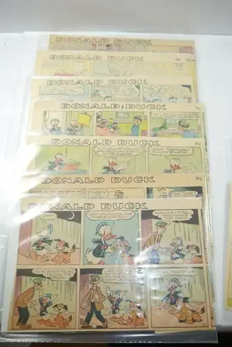 Walt Disney Donald Duck  Newspaper 12 Comic Strip´s von 1964  halbe Seiten (WR9E