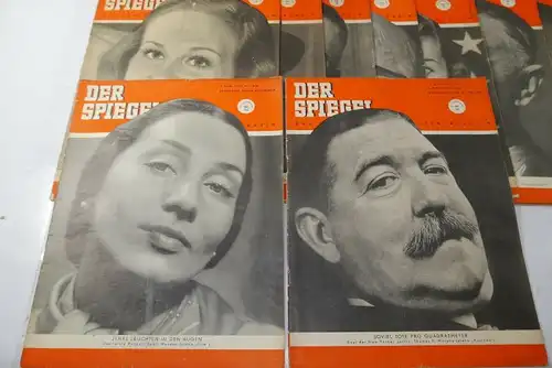 Der Spiege 24 vers. Hefte von 1952  Zeitschrift Das deutsche Magazin    F29 A