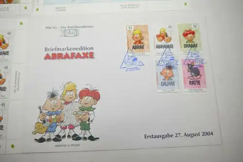 PIN AG Briefmarkenedition  ABRAFAXE Mosaik  kompletter Satz  TOP   (WR3)