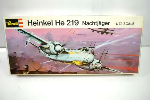 REVELL H-112 Heinkel He 219 Nachtjäger Flugzeug Plastik Modellbausatz 1:72 (F21)
