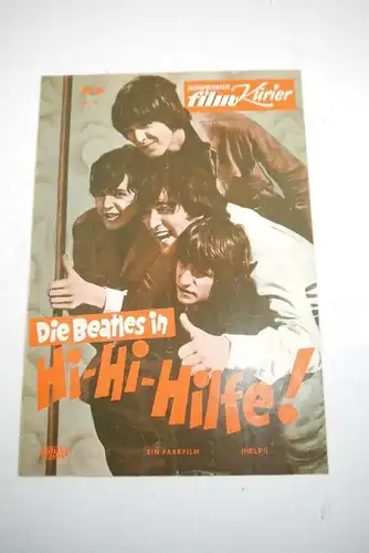 Illustierter Film Kurier Die Beatles in Hi-Hi-Hilfe Filmprogramm  Z : gut  (WR5)