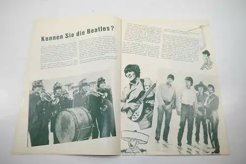 Illustierter Film Kurier Die Beatles in Hi-Hi-Hilfe Filmprogramm  Z : gut  (WR5)