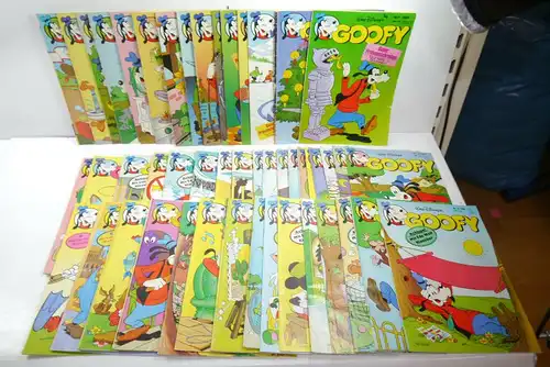 Goofy  48  Hefte 1981 bis  1988  Comic   Ehapa  Z : 2  bis 3-  (MF23)