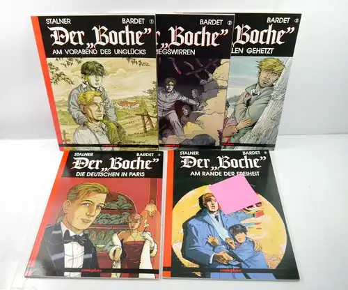 DER BOCHE Band 1 2 3 4 5 Comic SC COMICPLUS + Stalner , Bardet (L)