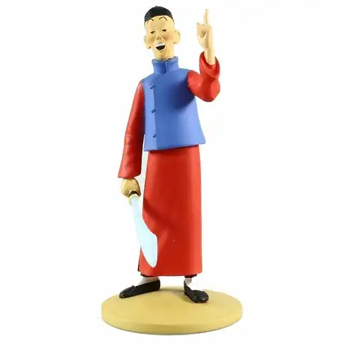 TIM & STRUPPI Tintin Der Blaue Lotus Didi Jen-Ghié Figur MOULINSART 12cm (L)*