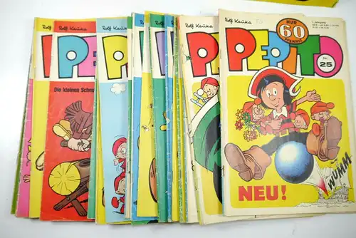 PEPITO Ralf Kaukas : 81 Hefte ( Jahrgang 1 , 2 , 3 ) Comic GEVACUR AG (B8)