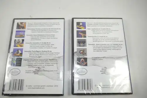 KOMPENDIUM OSTEOPATHIE 1 + 2  DVD Neu (WR7)