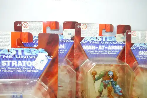 MASTERS OF THE UNIVERSE 9er Mini Figur Set MATTEL 7cm Neu Skeletor He-man (L)