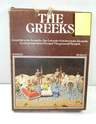 ATLANTIC 1508 The Greeks Griechen Figur Modellbausatz ( 66 Teile ) H0 (K28)