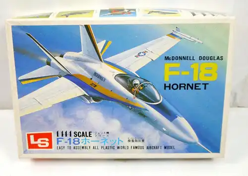 LS A123 McDonnell Douglas F-18 Hornet Jet Plastik Modellbausatz 1:144 (K49a)