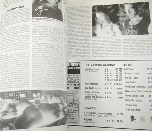 DOOM Das Phantastik Magazin   Heft 0 - 22 1995 - 2001 Film Hellraiser (WRZ)