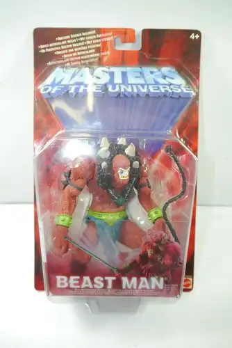 MASTERS OF THE UNIVERSE Motu 200X Beast Man Actionfigur MATTEL ca.16cm Neu (L)