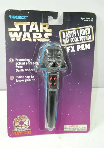 STAR WARS - 3D Character FX Pen Darth Vader Stift mit Sound TIGER Neu (K63)