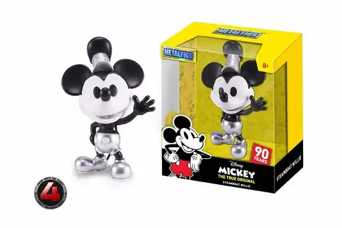 Disney Metalfigur Diecast Minifigur Mickey Steamboat Willie 10 cm Neu (KA20) *