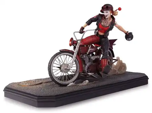 DC COMICS Gotham City Garage Harley Quinn Statue Figur Neu (L)*