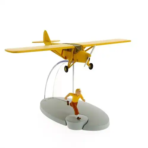 TIM & STRUPPI Tintin Orangenes Flugzeug AB Flugzeugmodell Moulinsart 29527 (L) *