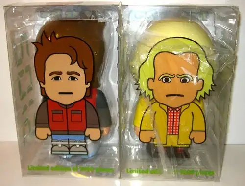 BACK TO THE FUTURE Marty McFly & Dr. Brown 2015 Money Box TOONSTAR TOYS KB1