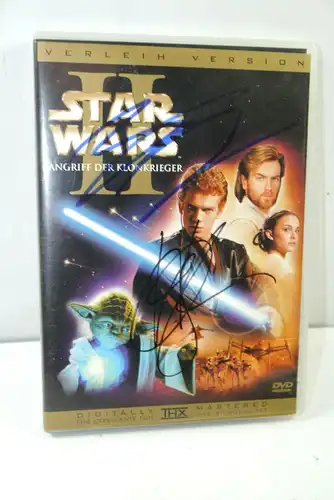 STAR WARS Angriff der Klonkrieger 2-Disc DVD signiert McGregor & Frank Oz (WR2)