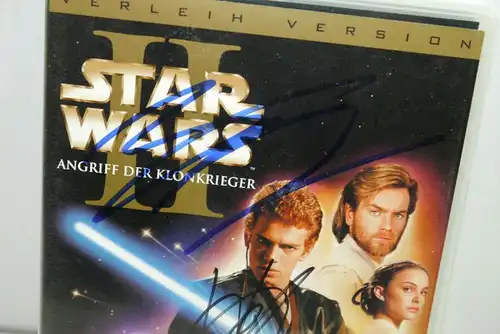 STAR WARS Angriff der Klonkrieger 2-Disc DVD signiert McGregor & Frank Oz (WR2)