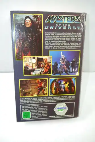 MASTERS OF THE UNIVERSE VHS Video Kassette CANNON VMP Dolph Lundgren (WR2)