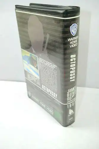 JAMES BOND 007 Collection - Octopussy VHS Kassette / Autogramm Maud Adams (WR2)
