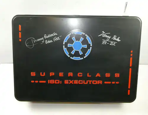 STAR WARS Superclass ISD Executor VHS Video Film Trilogie Set + Autogramm (F6)