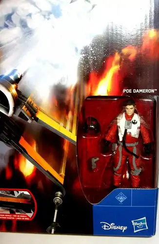 STAR WARS The Force Awakens - B3953 Poe 's X-Wing Fighter + Actionfigur Set (L)*