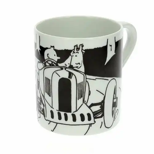 TIM STRUPPI Tintin - Soviet Auto Tassen Set mug Porzellan MOULINSART Neu  (L)*