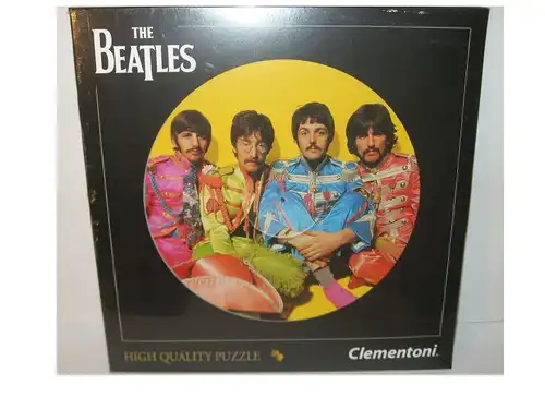 The Beatles  4 Puzzle Puzzel á 212 Teile Clementoni LP Kollektion rund Neu (KB6)