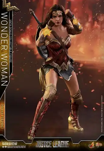 Justice League Wonder Woman Deluxe Version  HOT TOYS 1:6 Neu OVP (KB16)