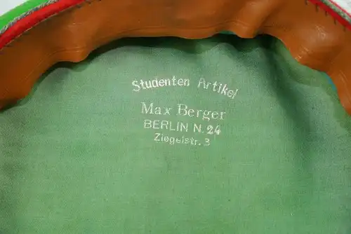 Studentenkappe Studentenmütze Mütze ( 20er / 30er ??? ) Initialen Max Berger K27
