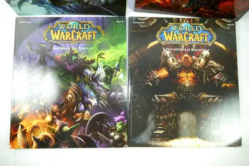 WORLD OF WARCRAFT Offizielle Magazin Heft 1 2 3 4 / mit Poster FUTURE US (MF14)