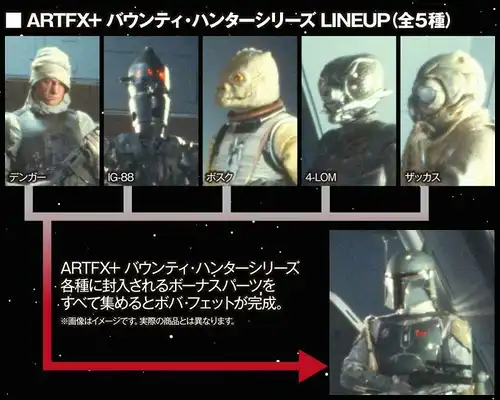 STAR WARS Bounty Hunter Dengar Figur Statue ARTFX+ Kotobukiya 1:10 Neu (L)