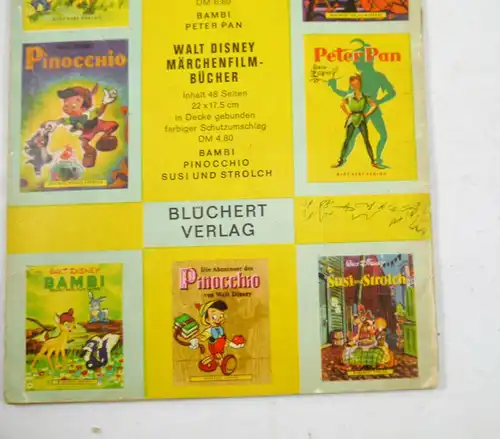 Disney BLÜCHERT 9 Stk. Kinderbuch : Peter Pan DONALD DUCK Goofy (WR3)