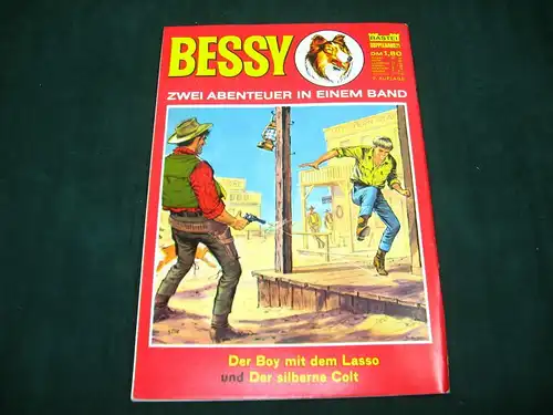 Bessy Doppelband 21 Der silberne Colt   Der Boy mit Lasso  Bastei  Z:2+ (LR)