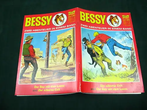 Bessy Doppelband 21 Der silberne Colt   Der Boy mit Lasso  Bastei  Z:2+ (LR)
