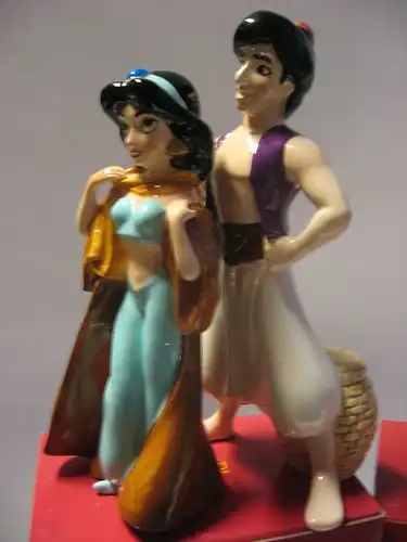 Aladdin Jasmine und Aladdin Figurenset  Schmid OVP  Keramik (KB2)*