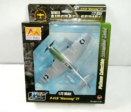 EASY MODEL Winged Age : P-51D Mustang IV Flugzeugmodell WWII 1:72 Neu (K31)