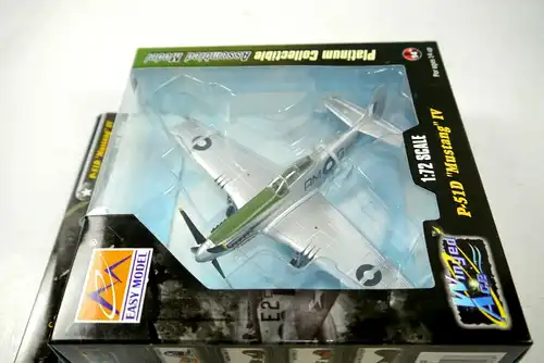 EASY MODEL Winged Age : P-51D Mustang IV Flugzeugmodell WWII 1:72 Neu (K31)